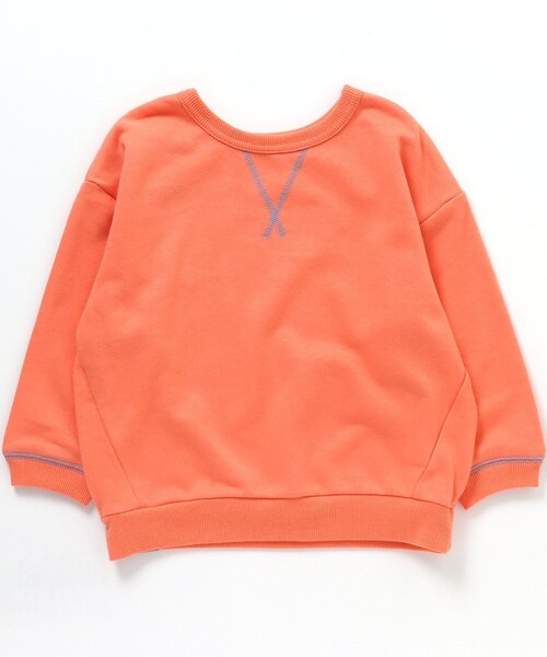 BREEZE（ブリーズ）の「【どっちも正解】DAISUKI トレーナー（スウェット・キッズ・チャコール/グレー/アイボリー/イエロー/エメラルド/ピンク/ブルー・110/120/140/90/100/130/80）」の7枚目の写真