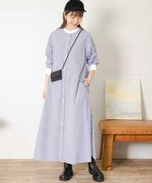 URBAN RESEARCH Sonny Label | ストライプシャツワンピース(シャツワンピース)