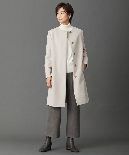 J.PRESS(ジェイプレス)の「【洗える】チェルビックチェック セミワイド パンツ(その他パンツ・レディース・グレー系3/ブラウン系3・11/13/7/9)」の6枚目の写真