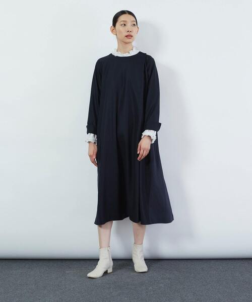 ワンピース ドレス Tristesse ワンピース 異素材コンビワンピース ワンピース Loisir ロワズィール のファッション 海外 安い