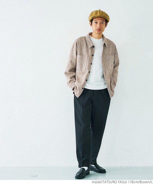 coca(coca)(コカ)の「メンズヘリンボーンジャケット(その他アウター・メンズ・ブラック/ブラウン・M/L/XL)」の10枚目の写真