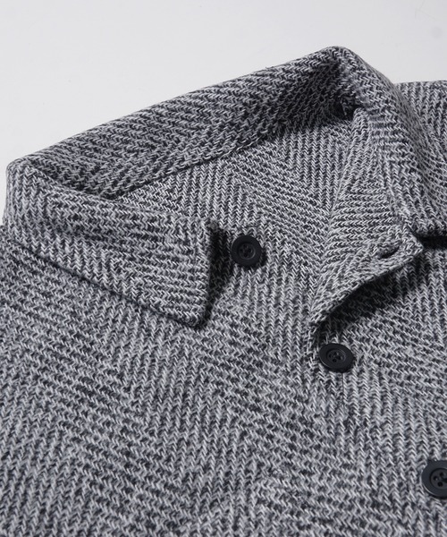 coca(coca)(コカ)の「メンズヘリンボーンジャケット(その他アウター・メンズ・ブラック/ブラウン・M/L/XL)」の13枚目の写真