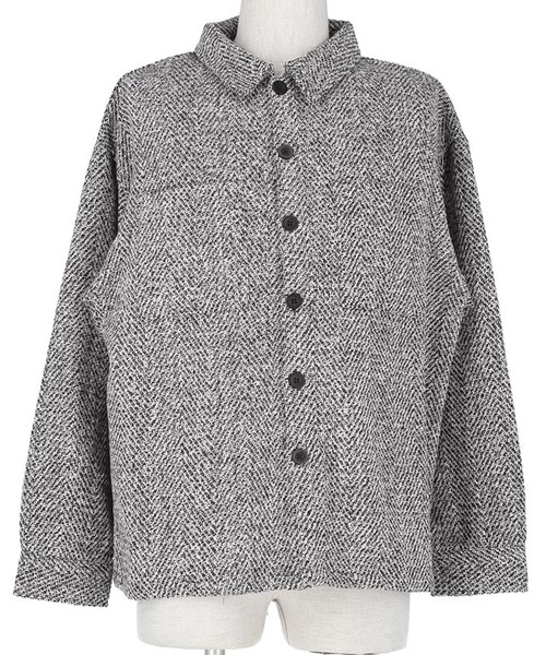 coca(coca)(コカ)の「メンズヘリンボーンジャケット(その他アウター・メンズ・ブラック/ブラウン・M/L/XL)」の12枚目の写真