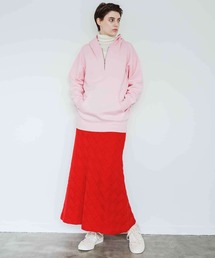 Bshop | MEYAME | ハーフジップニットフーディ WOMEN(パーカー)