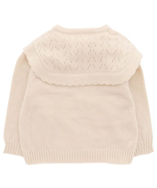 apres les cours（アプレレクール）の「【3WAYアイテム】WEB限定 3way衿付きセーター（ニット/セーター・キッズ・ベージュ/ライム/イエロー/サーモンピンク・110/120/130/140/90/100/80）」の21枚目の写真