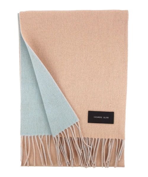 macocca（マコッカ）の「シルケットウールカシミヤブレンド  無地 マフラー（マフラー・レディース・グレー/アイボリー/ライトピンク/ライトベージュ/モカ/ラベンダー/サックスブルー/カーキ/グレイッシュベージュ・FREE）」の17枚目の写真