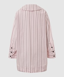 GANNI（ガニー）の「Stripe Cotton Oversized Shirt（シャツ