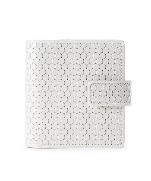 HIROKO HAYASHI（ヒロコハヤシ）の「◆CARDINALE(カルディナーレ)薄型二つ折り財布（財布・レディース・チャコールグレー/ブラック/ホワイト・00）」の8枚目の写真