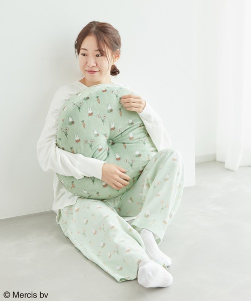 Miffy（ ミッフィー）の「miffy(ミッフィー )×ROPE' PICNIC/ビッグクッション（クッション/クッションカバー・レディース・ライトグリーン/ピンク系その他2・FREE）」の11枚目の写真