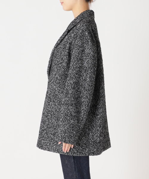 journal standard L'essage(ジャーナルスタンダードレサージュ)の「ウールヘリンボンコートジャケット(その他アウター・レディース・イエロー/ブラック系その他・FREE)」の17枚目の写真