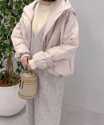 un dix cors（アンディコール）の「軽くて暖かい　ヒートボンディングショートダウンジャケット（ダウンジャケット/コート）」