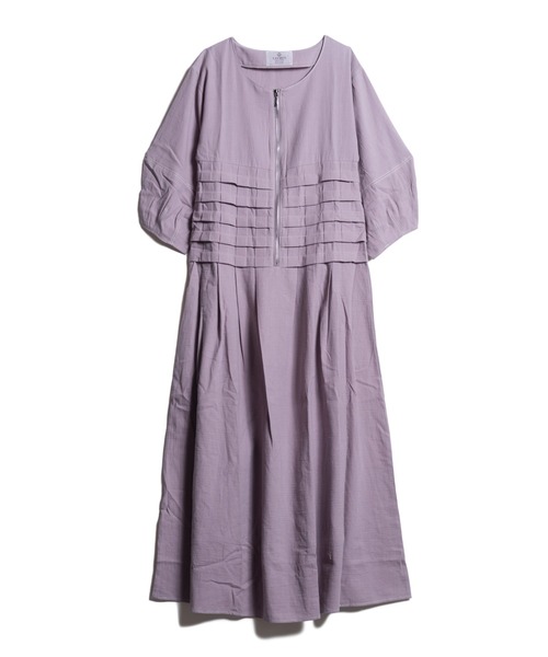 LAYMEE（レイミー）の「Corot onepiece / コローワンピ（ワンピース・レディース・ラベンダー/ネイビー/ホワイト・FREE）」の6枚目の写真