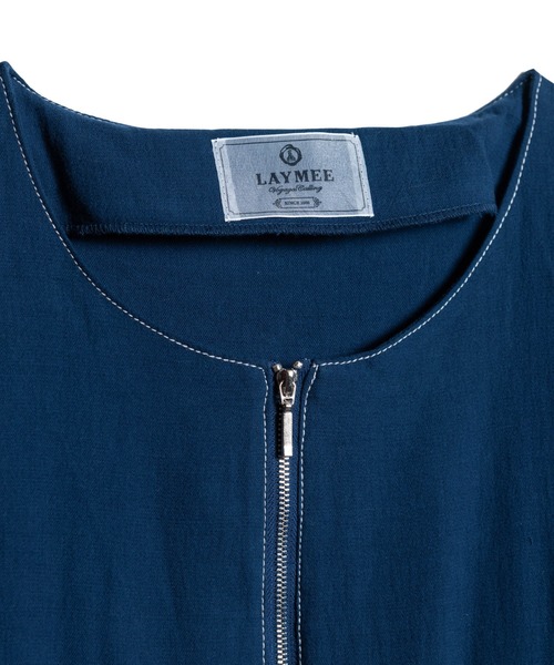 LAYMEE（レイミー）の「Corot onepiece / コローワンピ（ワンピース・レディース・ラベンダー/ネイビー/ホワイト・FREE）」の4枚目の写真