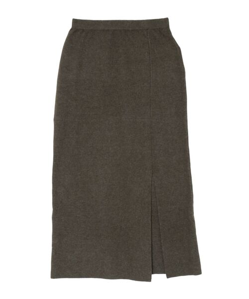LAGUNAMOON（ラグナムーン）の「【WEB限定】スリットロングニットスカート（スカート・レディース・グリーン/ベージュ/ピンク/ブラウン・FREE）」の2枚目の写真
