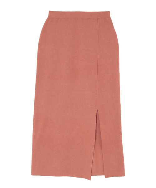 LAGUNAMOON（ラグナムーン）の「【WEB限定】スリットロングニットスカート（スカート・レディース・グリーン/ベージュ/ピンク/ブラウン・FREE）」の4枚目の写真