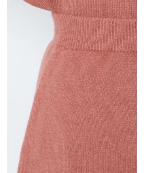 LAGUNAMOON（ラグナムーン）の「【WEB限定】スリットロングニットスカート（スカート・レディース・グリーン/ベージュ/ピンク/ブラウン・FREE）」の8枚目の写真