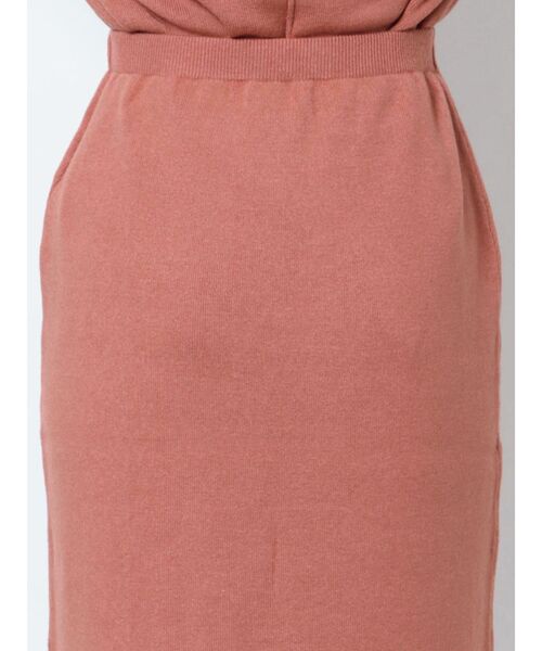 LAGUNAMOON（ラグナムーン）の「【WEB限定】スリットロングニットスカート（スカート・レディース・グリーン/ベージュ/ピンク/ブラウン・FREE）」の9枚目の写真