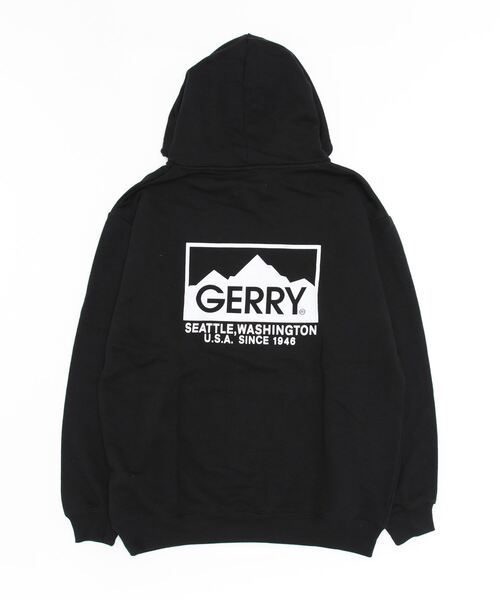 GERRY(ジェリー)の「【GERRY】バックプリントパーカー(パーカー・メンズ・アイボリー/杢グレー/パープル/ブラック・M/L)」の6枚目の写真