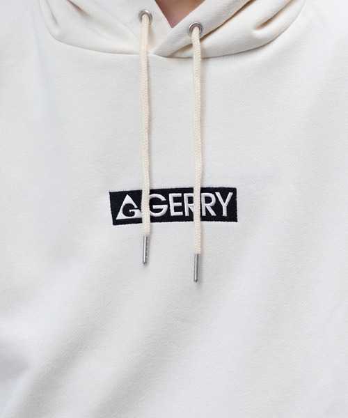 GERRY(ジェリー)の「【GERRY】バックプリントパーカー(パーカー・メンズ・アイボリー/杢グレー/パープル/ブラック・M/L)」の7枚目の写真