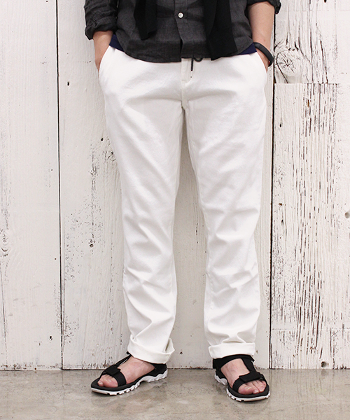 CIAOPANIC TYPY（チャオパニックティピー）の「カノコライクストレッチリブパンツ（その他パンツ・メンズ・ネイビー/ブラック/ホワイト・SMALL/MEDIUM/LARGE）」の2枚目の写真