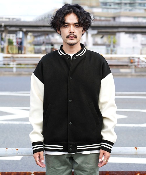 jiggys shop（ジギーズショップ）の「オーバーサイズ スタジャン（スタジャン・メンズ・ベージュ系その他/グリーン系その他/ブルー系その他/ブラック系その他/ブラック系その他2/ブルー系その他2・MEDIUM/LARGE）」の13枚目の写真