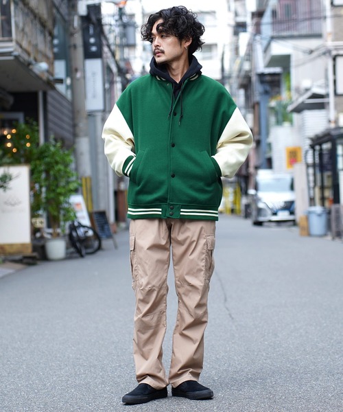 jiggys shop（ジギーズショップ）の「オーバーサイズ スタジャン（スタジャン・メンズ・ベージュ系その他/グリーン系その他/ブルー系その他/ブラック系その他/ブラック系その他2/ブルー系その他2・MEDIUM/LARGE）」の12枚目の写真