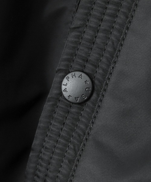 Alpha Industries（アルファインダストリーズ）の「ALPHA アルファ TA1571 BIGサイズ THERMOLITE フーデッドリブ ジャケット（ミリタリージャケット・メンズ・ブラック/グレー系その他・2L/5L/3L/4L）」の14枚目の写真