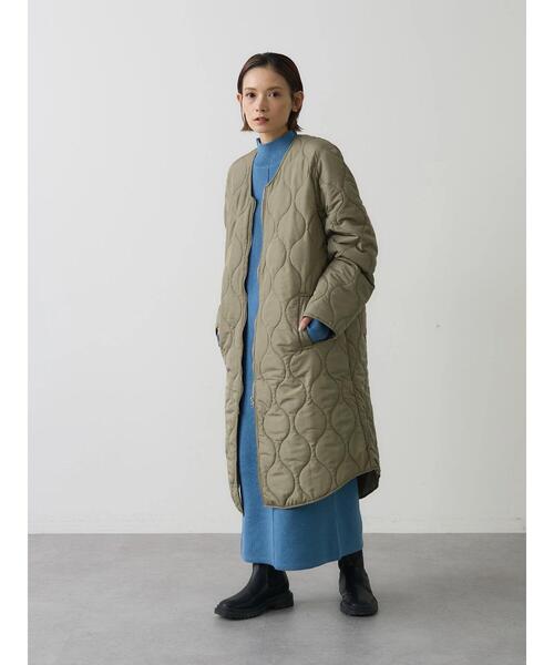 rem closet（レムクローゼット）の「ウォッシャブル中綿キルティングコート（その他アウター・レディース・アイボリー/カーキ・FREE）」の19枚目の写真