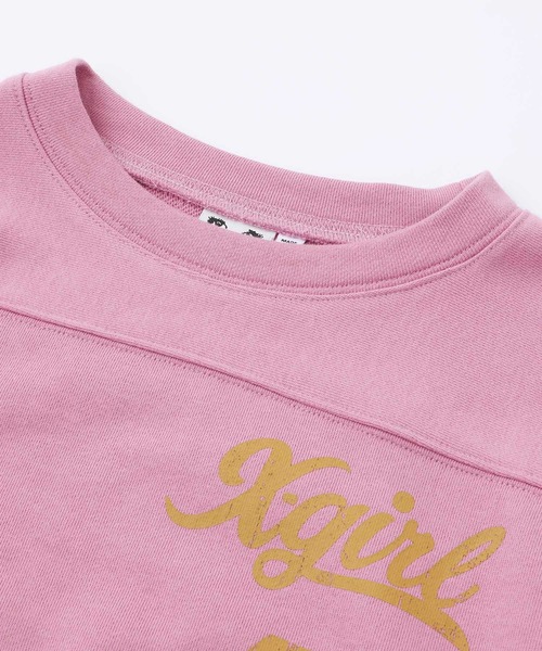 X-girl（エックスガール）の「NUMBER SWEAT TOP（Tシャツ