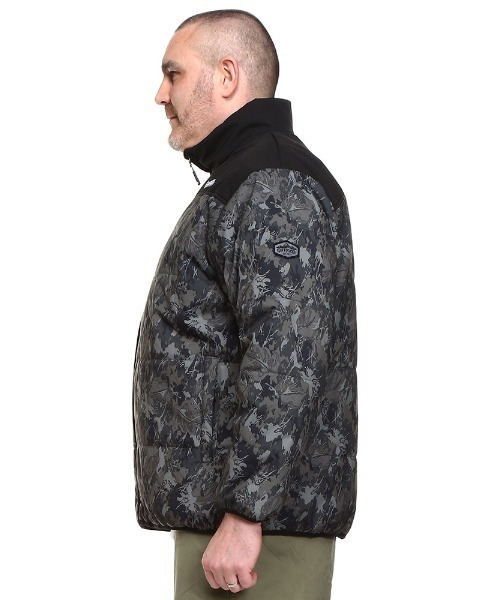 OUTDOOR PRODUCTS（アウトドアプロダクツ）の「フルジップ 中綿ブルゾン（ブルゾン・メンズ・カーキ/ホワイト・5L/4L/3L/6L）」の5枚目の写真