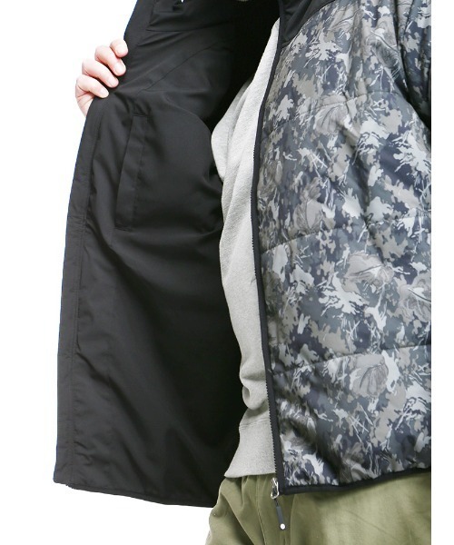 OUTDOOR PRODUCTS（アウトドアプロダクツ）の「フルジップ 中綿ブルゾン（ブルゾン・メンズ・カーキ/ホワイト・5L/4L/3L/6L）」の10枚目の写真
