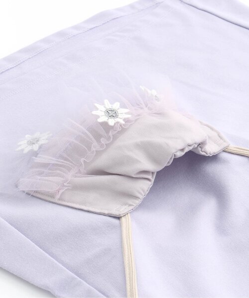 Seraph(セラフ)の「チュールポシェットチュニック(チュニック・キッズ・ラベンダー/サーモンピンク/ミント・80/90/95/100/110/120/130/140)」の5枚目の写真