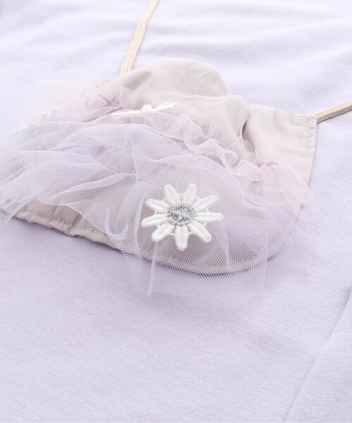 Seraph(セラフ)の「チュールポシェットチュニック(チュニック・キッズ・ラベンダー/サーモンピンク/ミント・80/90/95/100/110/120/130/140)」の11枚目の写真