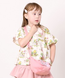 KP（ケーピー）の「プリンセスmimiちゃん総柄プリント半袖Tシャツ(100～130)（Tシャツ/カットソー）」