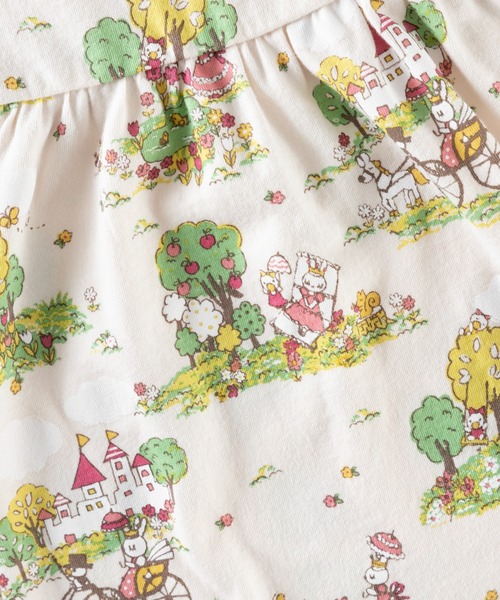 KP（ケーピー）の「プリンセスmimiちゃん総柄プリント半袖Tシャツ(100～130)（Tシャツ/カットソー・キッズ・ベージュ・100cm/110cm/120cm/130cm）」の9枚目の写真