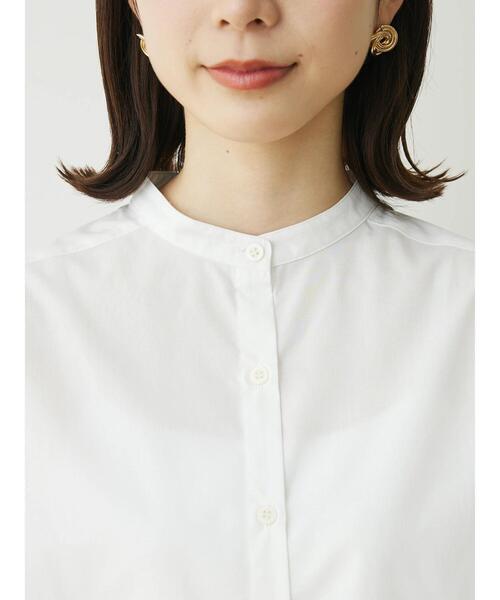 Green Parks(グリーンパークス)の「袖ボリュームシャツチュニック(シャツ/ブラウス・レディース・サックスブルー/オフホワイト・FREE)」の5枚目の写真