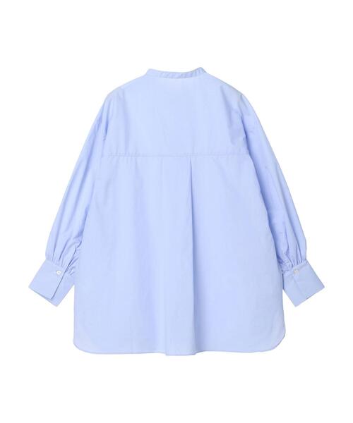 Green Parks(グリーンパークス)の「袖ボリュームシャツチュニック(シャツ/ブラウス・レディース・サックスブルー/オフホワイト・FREE)」の17枚目の写真