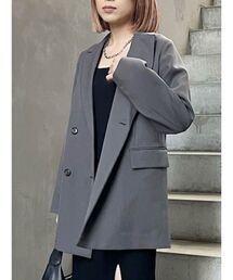 MURUA | ダブルオーバージャケット【セットアップ着用可能】(テーラードジャケット)