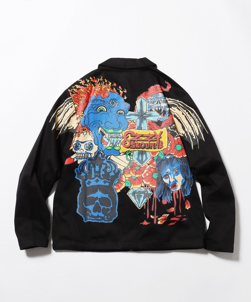 Diamond SUPPLY CO.(ダイアモンドサプライ)の「Diamond Supply Co./ダイアモンドサプライ TATTOO TOUR JACKET ツアージャケット スイングトップ ジップブルゾン オーバーサイズ(ブルゾン・メンズ・ブラック・M/L/XL)」の16枚目の写真
