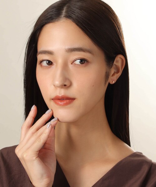 COCOSHNIK(ココシュニック)の「【WEB限定】K10イニシャルK スタッドピアス(片耳用)(ピアス(両耳用)・レディース・ホワイト系その他7・00)」の6枚目の写真