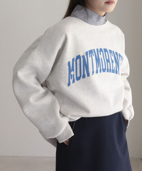 fredy emue（フレディエミュ）の「刺繍ロゴ 裏起毛スウェット（スウェット・レディース・グリーン/チャコールグレー/ライトグレー・38）」の21枚目の写真