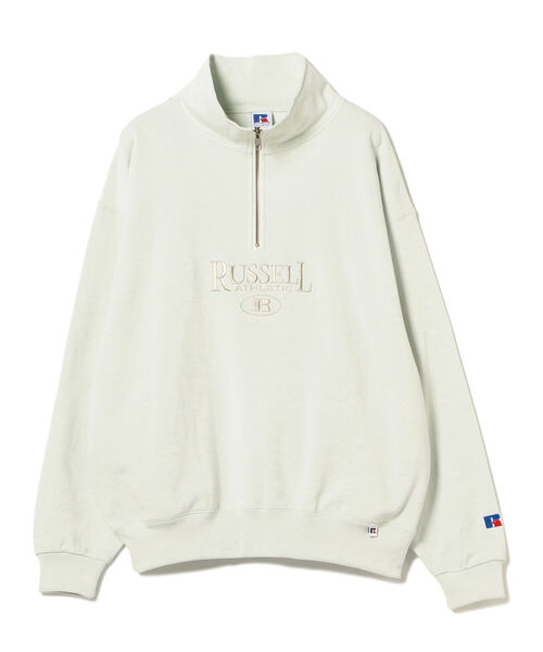 Russell Athletic（ラッセルアスレティック）の「RUSSELL ATHLETIC / ジップ シャツ スウェット（スウェット・レディース・ホワイト系その他5/ブルー系その他4・MEDIUM）」の3枚目の写真