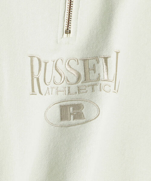 Russell Athletic（ラッセルアスレティック）の「RUSSELL ATHLETIC / ジップ シャツ スウェット（スウェット・レディース・ホワイト系その他5/ブルー系その他4・MEDIUM）」の8枚目の写真