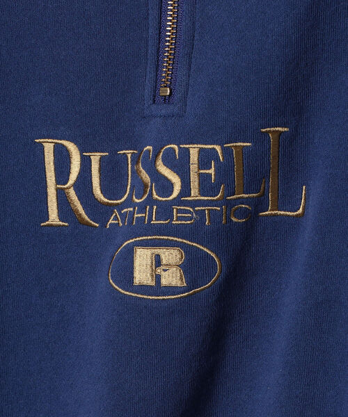Russell Athletic（ラッセルアスレティック）の「RUSSELL ATHLETIC / ジップ シャツ スウェット（スウェット・レディース・ホワイト系その他5/ブルー系その他4・MEDIUM）」の12枚目の写真