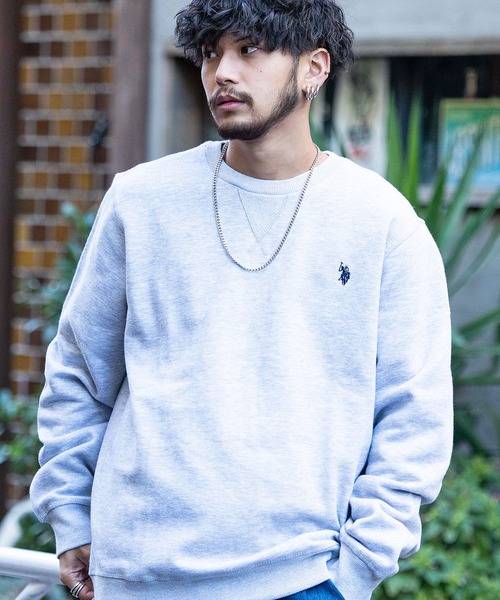 U.S. POLO ASSN.(ユーエスポロアッスン)の「『U.S. POLO ASSN/ユーエスポロアッスン』POLO FLEECE CREW NECK【Z】(スウェット・メンズ・ホワイト/ブラック/グレー/ネイビー・L/M/XL/S)」の7枚目の写真
