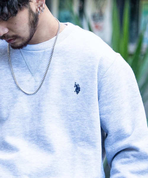 U.S. POLO ASSN.(ユーエスポロアッスン)の「『U.S. POLO ASSN/ユーエスポロアッスン』POLO FLEECE CREW NECK【Z】(スウェット・メンズ・ホワイト/ブラック/グレー/ネイビー・L/M/XL/S)」の8枚目の写真