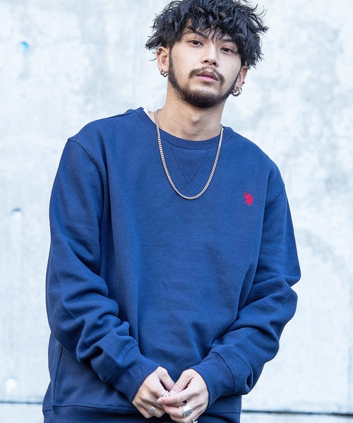U.S. POLO ASSN.(ユーエスポロアッスン)の「『U.S. POLO ASSN/ユーエスポロアッスン』POLO FLEECE CREW NECK【Z】(スウェット・メンズ・ホワイト/ブラック/グレー/ネイビー・L/M/XL/S)」の13枚目の写真