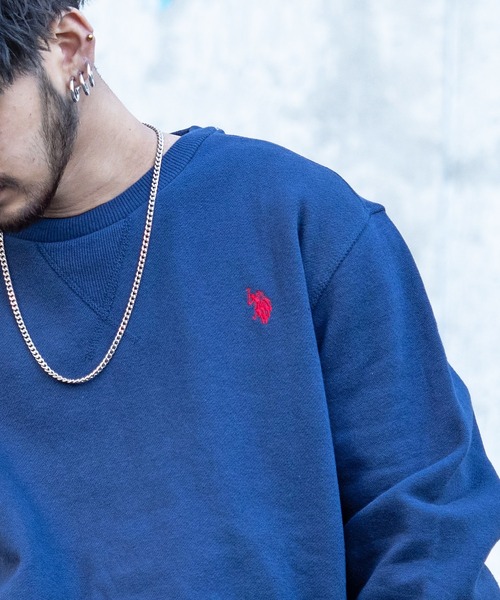 U.S. POLO ASSN.(ユーエスポロアッスン)の「『U.S. POLO ASSN/ユーエスポロアッスン』POLO FLEECE CREW NECK【Z】(スウェット・メンズ・ホワイト/ブラック/グレー/ネイビー・L/M/XL/S)」の14枚目の写真