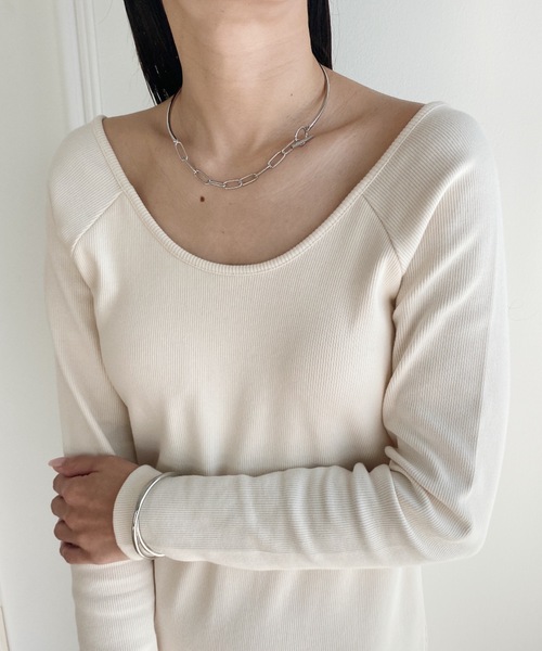 iso（イソ）の「2WAY チェーン メタル チョーカー ネックカフ（チョーカー・レディース・ゴールド/シルバー・FREE）」の18枚目の写真