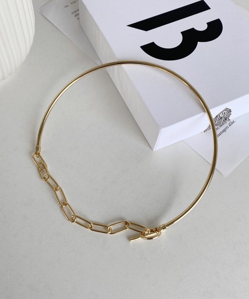 iso（イソ）の「2WAY チェーン メタル チョーカー ネックカフ（チョーカー・レディース・ゴールド/シルバー・FREE）」の13枚目の写真